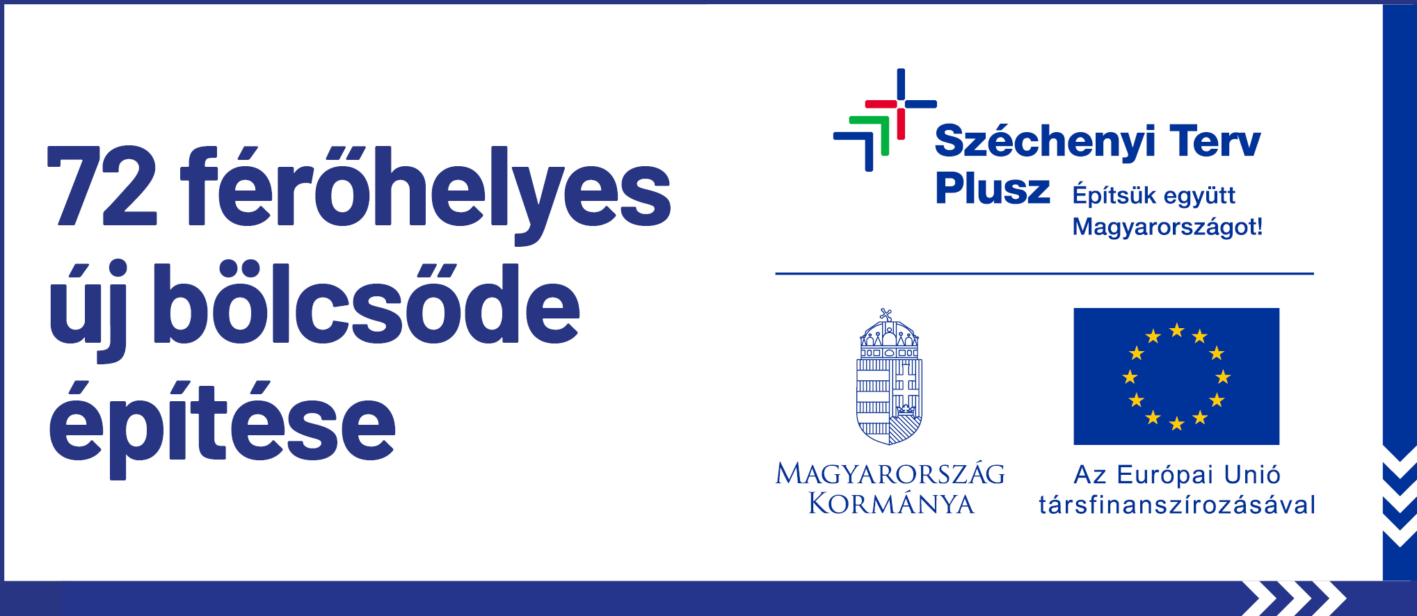Széchenyi terv plusz keretében új bölcsőde építése
